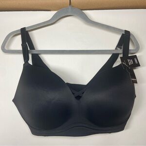 NEW TORRID Curve Size 38DDD Dream Wire-Free Push Up Solid Black Bra Lingerie